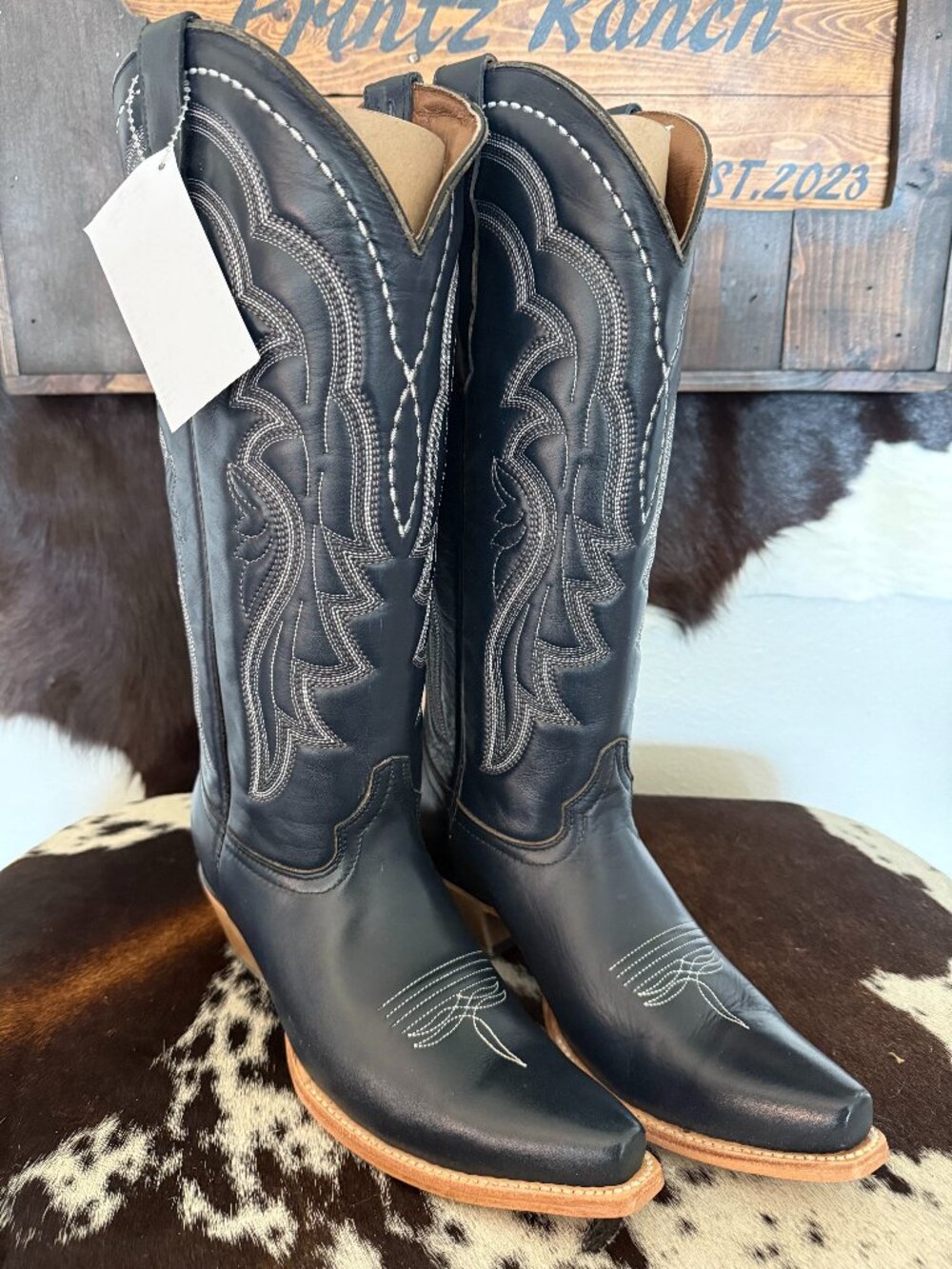 Circle G by Corral - Dark Blue Snip Toe Boot - W10